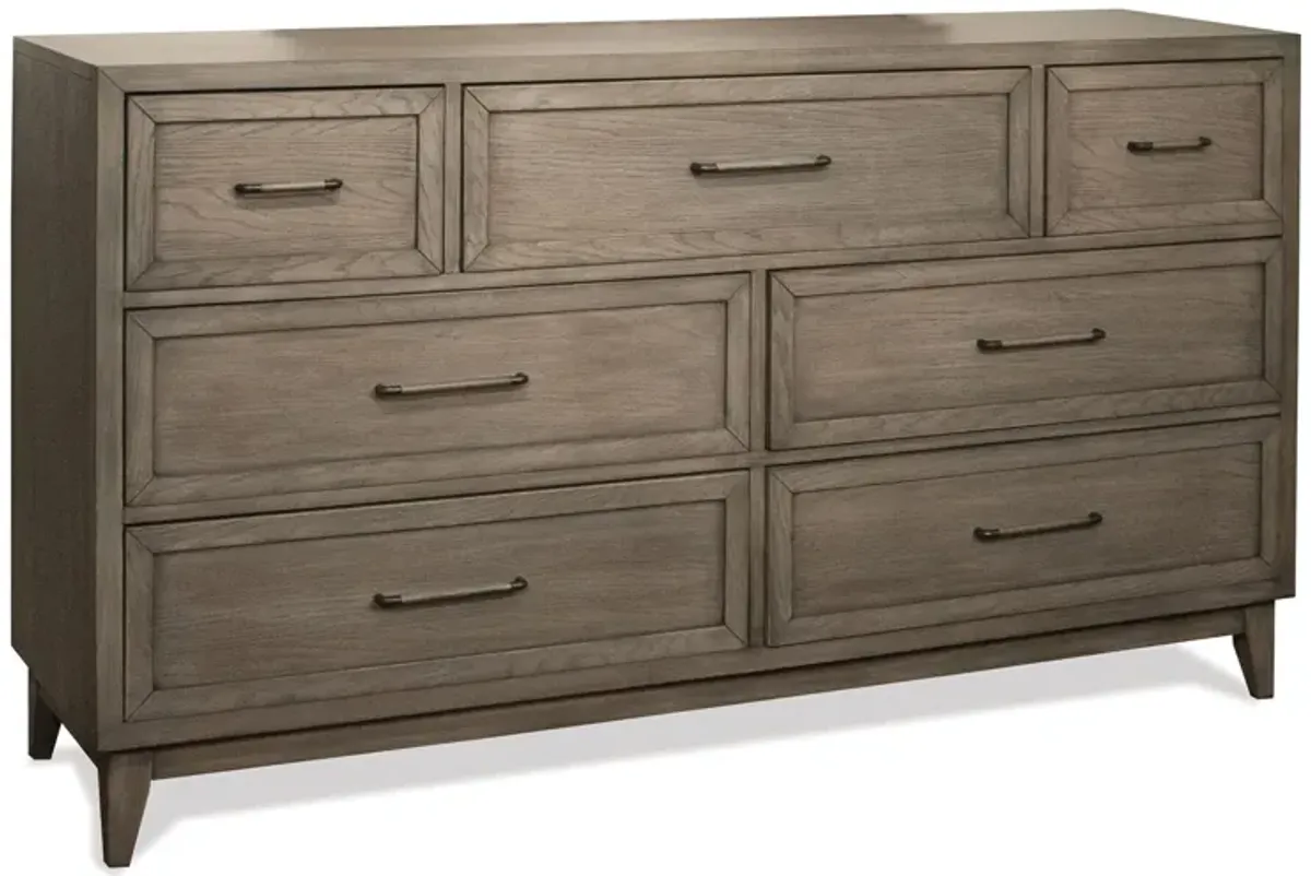 Vogue Bedroom Dresser in Gray Wash by Riverside Furniture