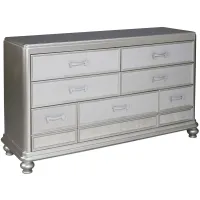 Coralayne Bedroom Dresser in Silver by Ashley Furniture