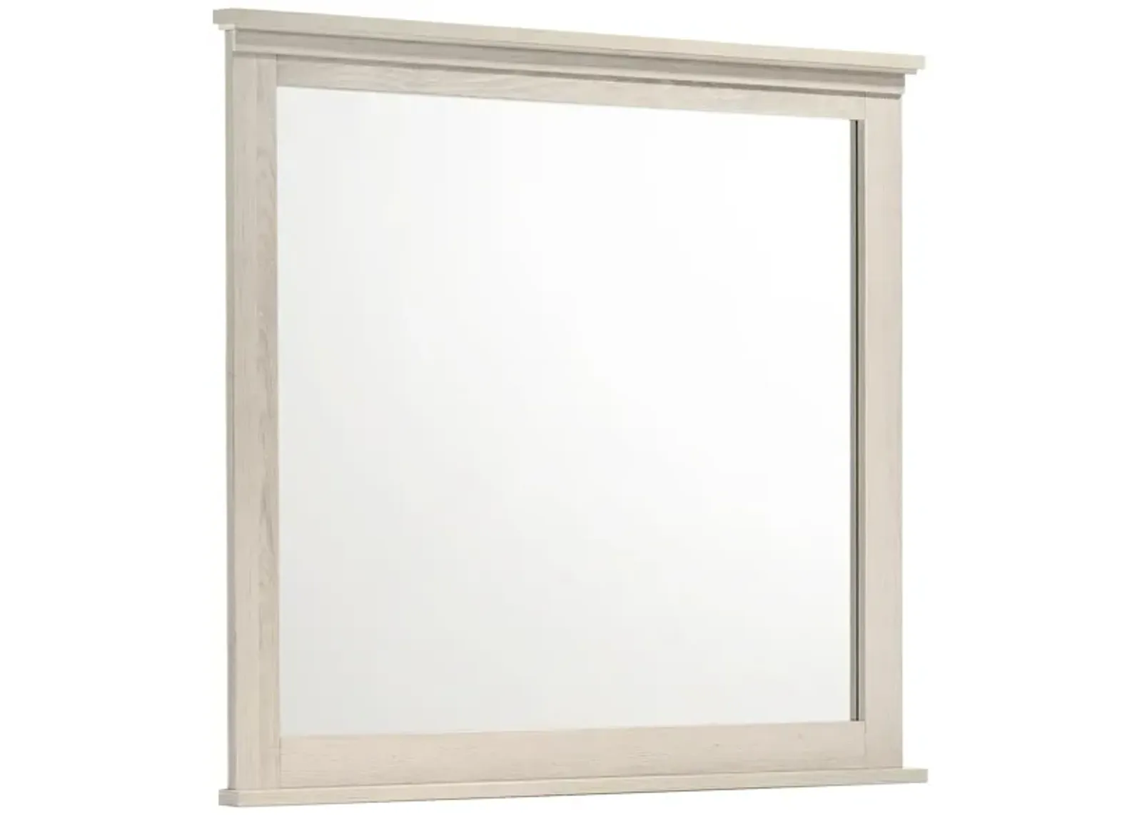 Carter Mirror in White by Crown Mark