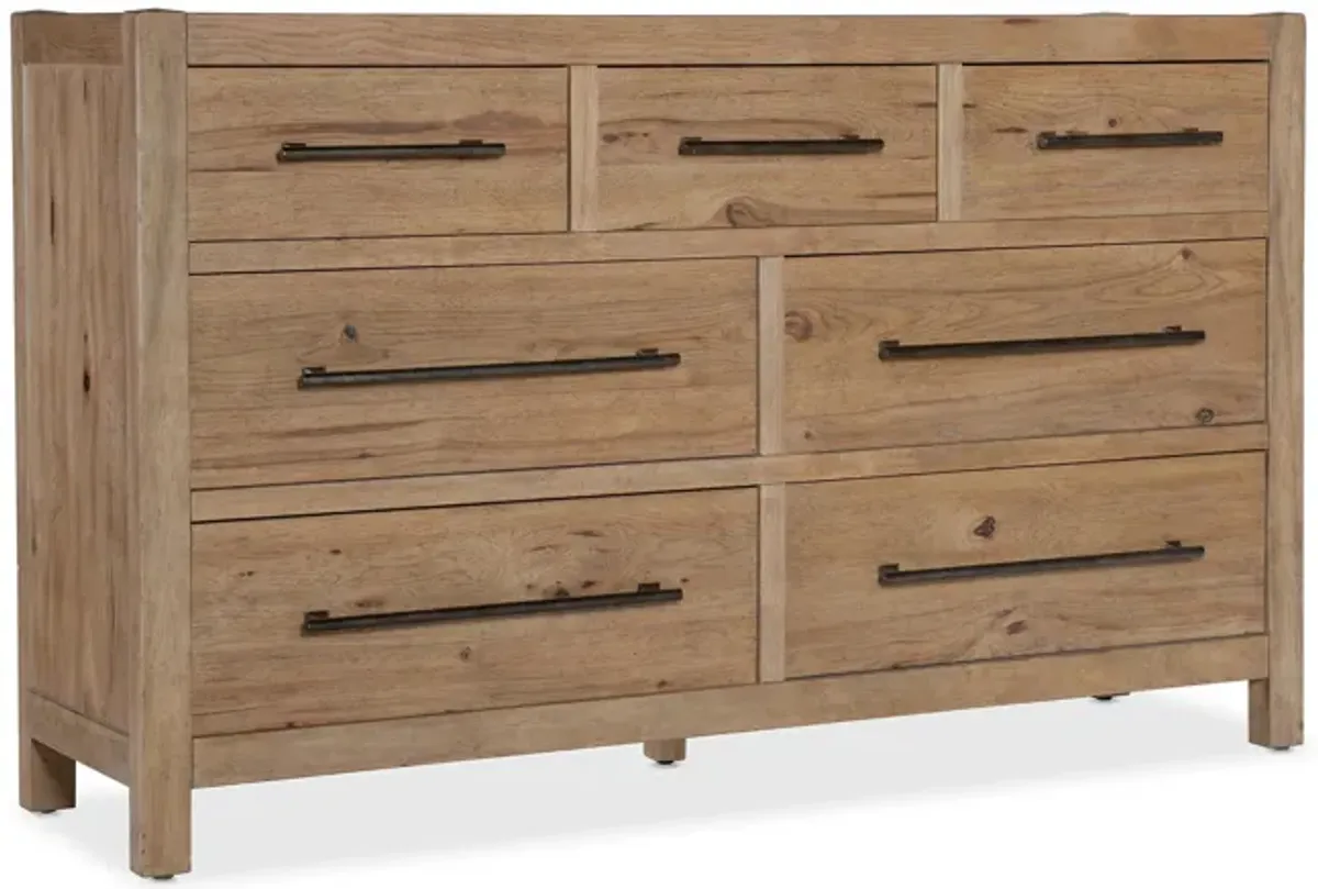 Vineyard Row Seven Drawer Dresser