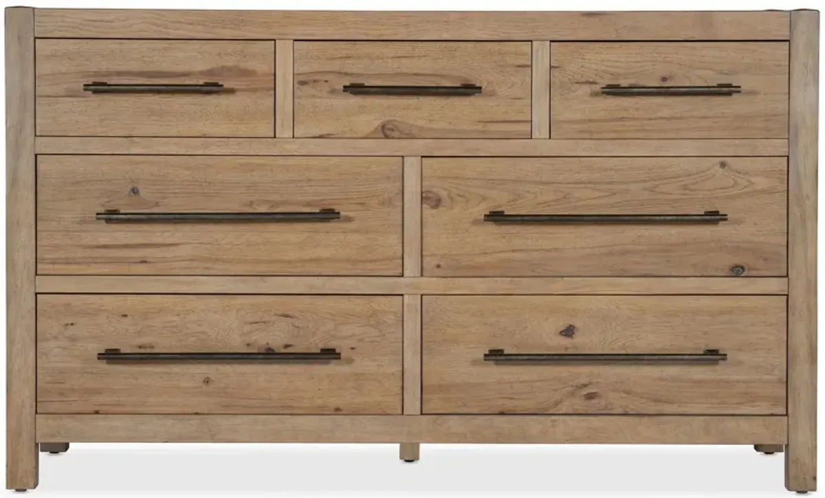 Vineyard Row Seven Drawer Dresser