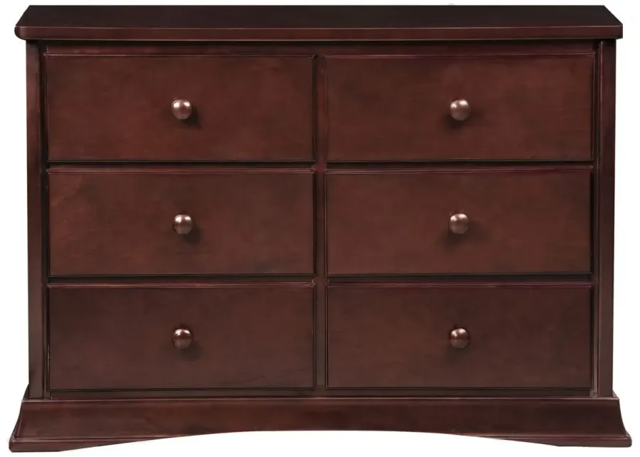 Bentley 6-Drawer Dresser by Delta Children in Black Cherry Espresso by Delta Children