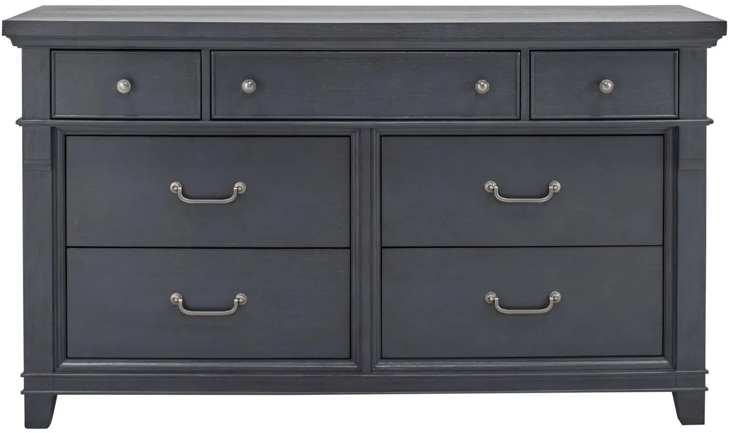 Brighton Bedroom Dresser in Dark Blue by Davis Intl. by Raymour Flanigan Furniture