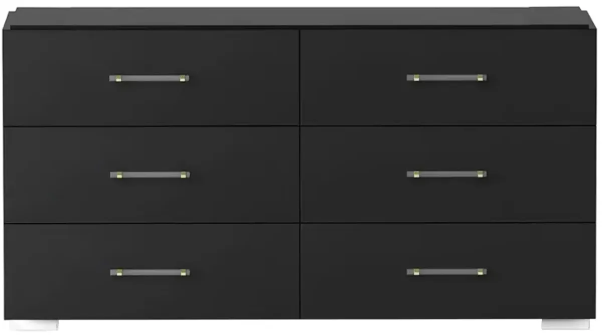 Florence Dresser in Gloss Black by Chintaly Imports