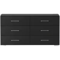 Florence Dresser in Gloss Black by Chintaly Imports