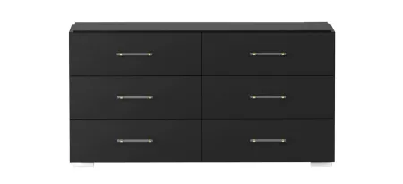 Florence Dresser in Gloss Black by Chintaly Imports