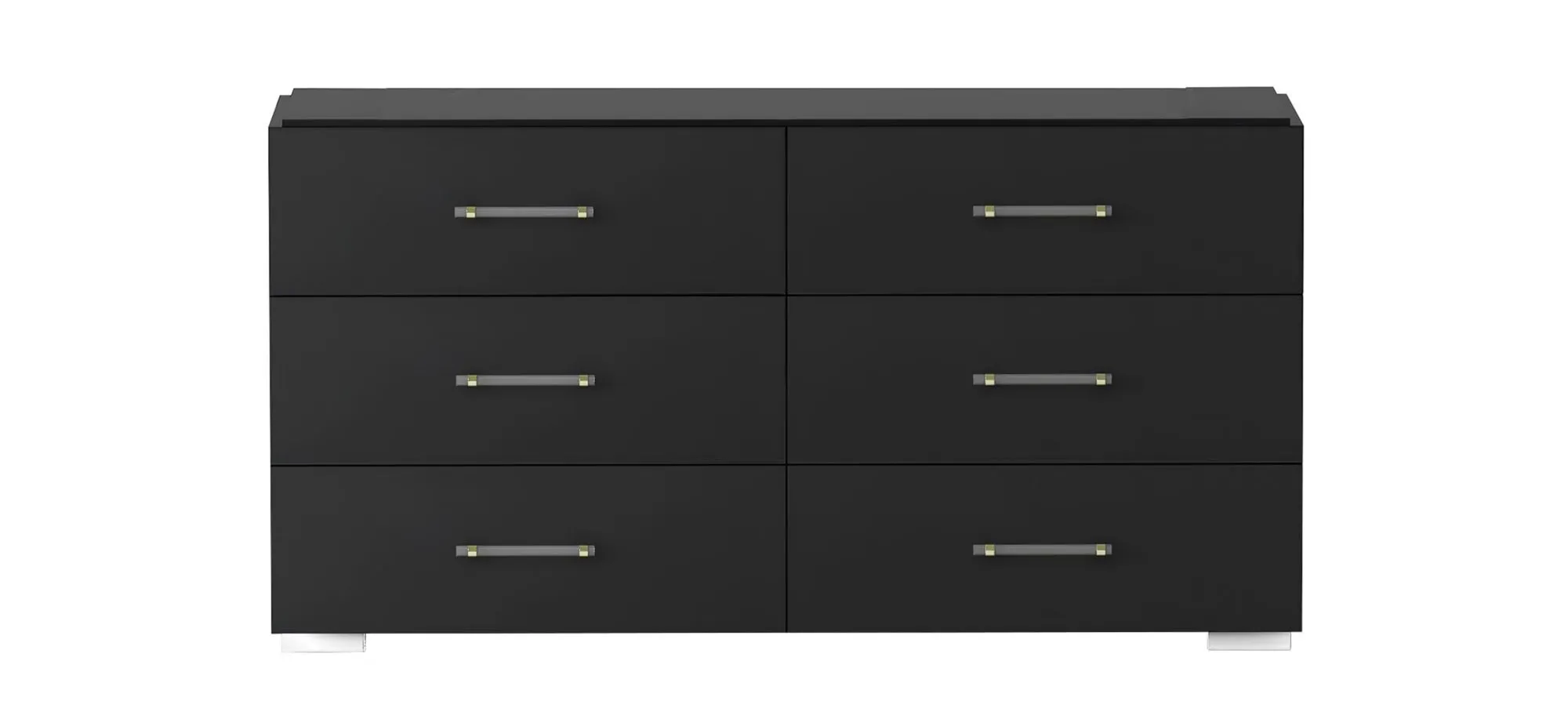 Florence Dresser in Gloss Black by Chintaly Imports