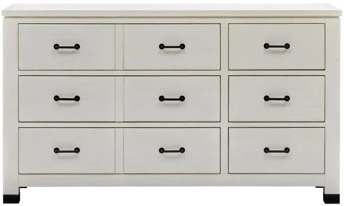 Harper Springs Door Dresser in Silo White by Magnussen Home