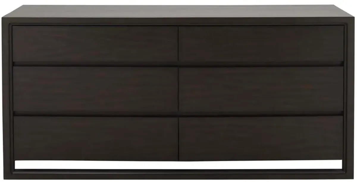 Aversa Bedroom Dresser in Brown by Bellanest