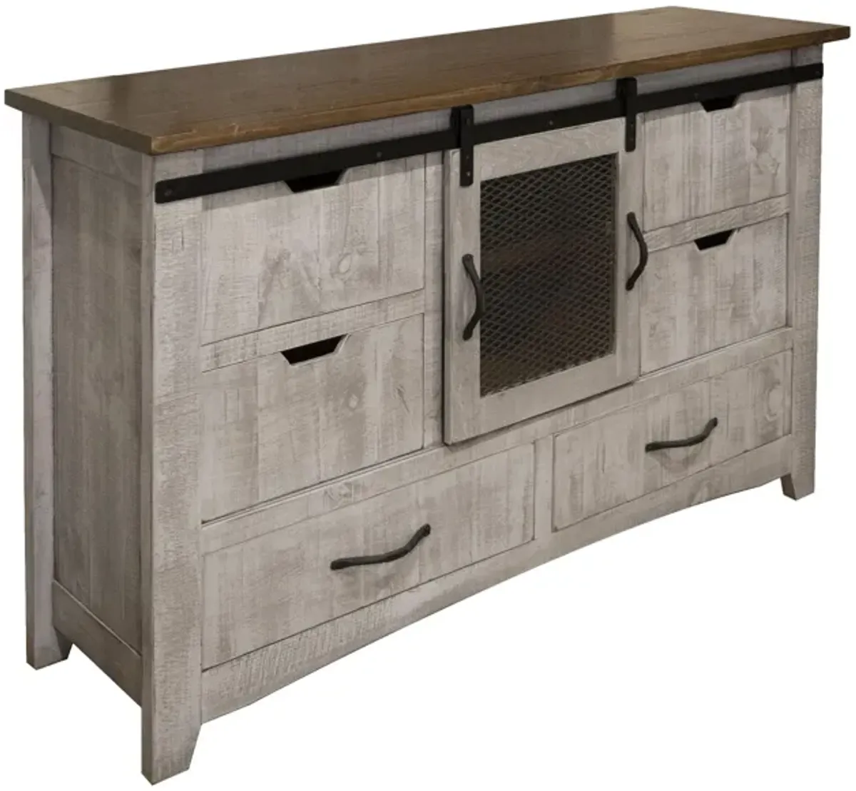 Pueblo Dresser in Gray by International Furniture Direct