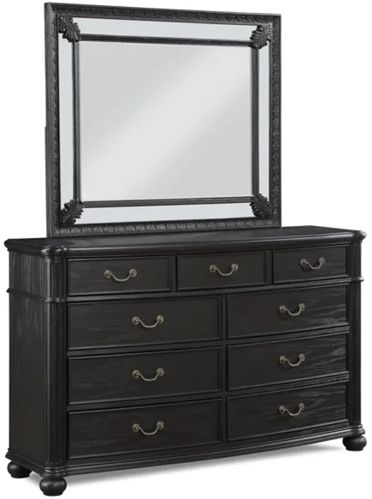 Kingsbury Dresser in Charcoal Black by Crown Mark