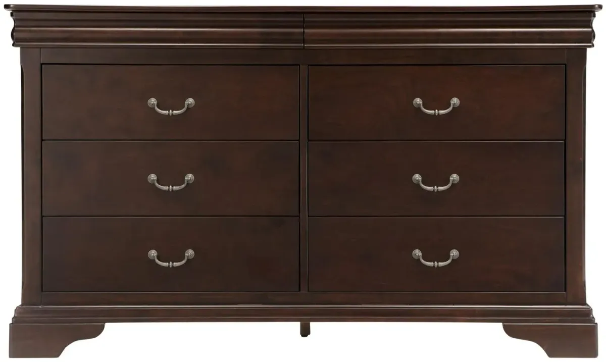 Charleston Bedroom Dresser in Cherry by Bellanest