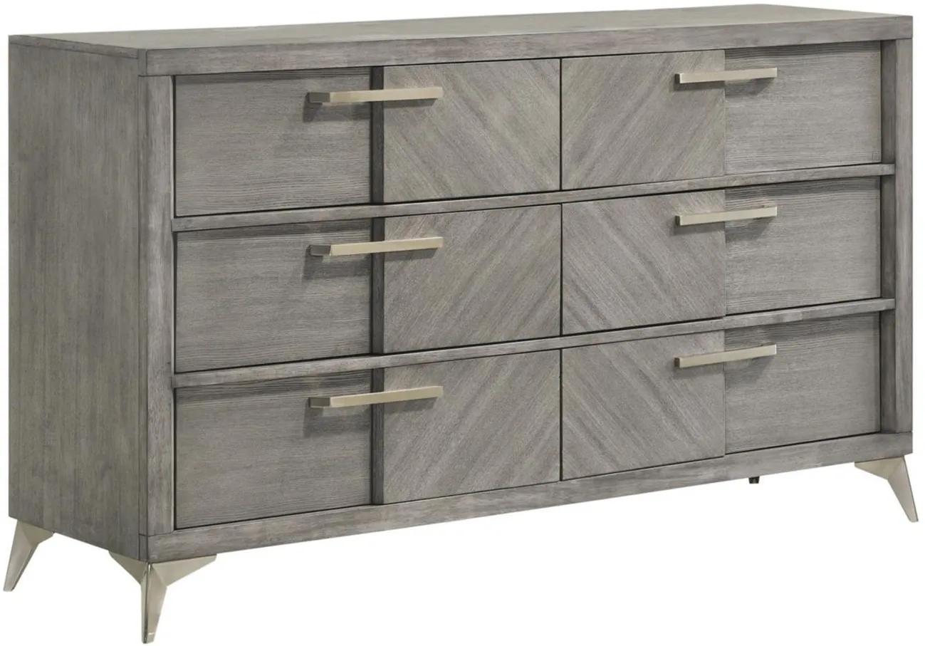 Aries Dresser in Gray by Bernards Furniture Group