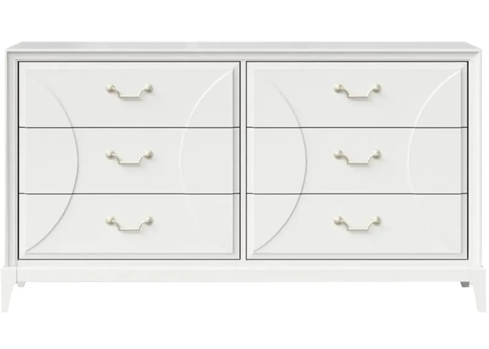 Renascence Dresser in Pearlized White by Bernards Furniture Group