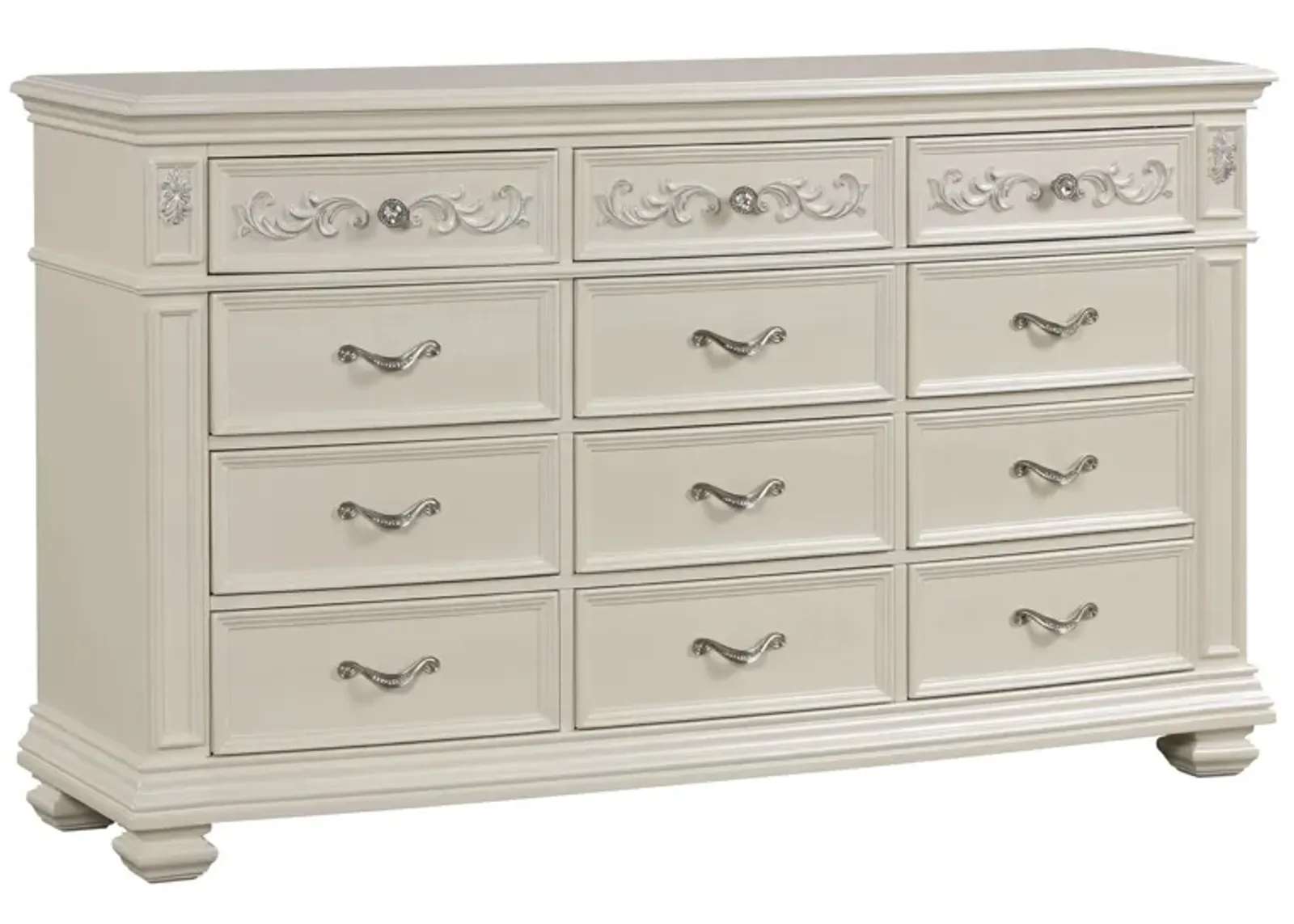 Valentina Dresser in Pearl by Cosmos Furniture