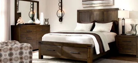 Gannon Bedroom Dresser in brown by Hillsdale Furniture