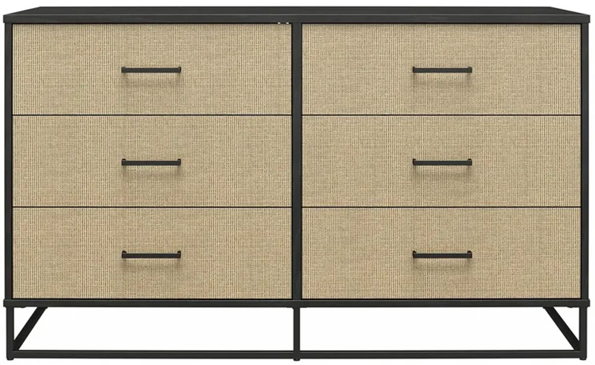 Novogratz Kelly Six Drawer Dresser