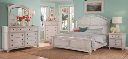 Sedona Dresser in Cobblestone White by American Woodcrafters