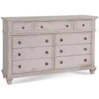 Sedona Dresser in Cobblestone White by American Woodcrafters