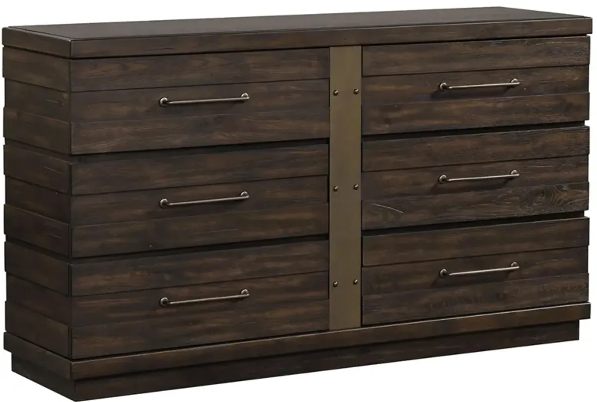 Edison Dresser in Brown by Bernards Furniture Group