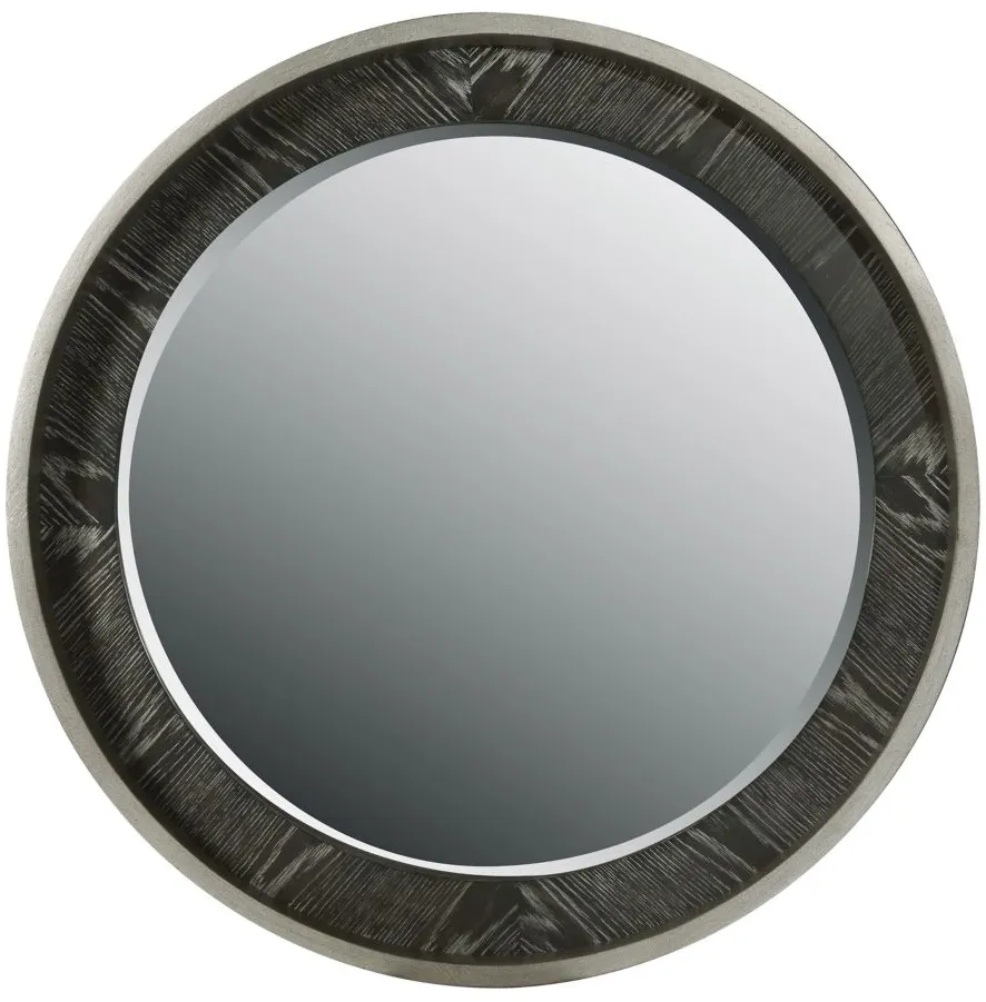 Eve Round Mirror in Black by Bellanest.
