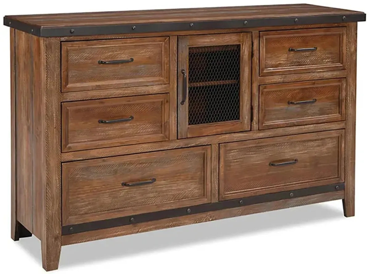 Taos Dresser in Canyon Brown by Intercon