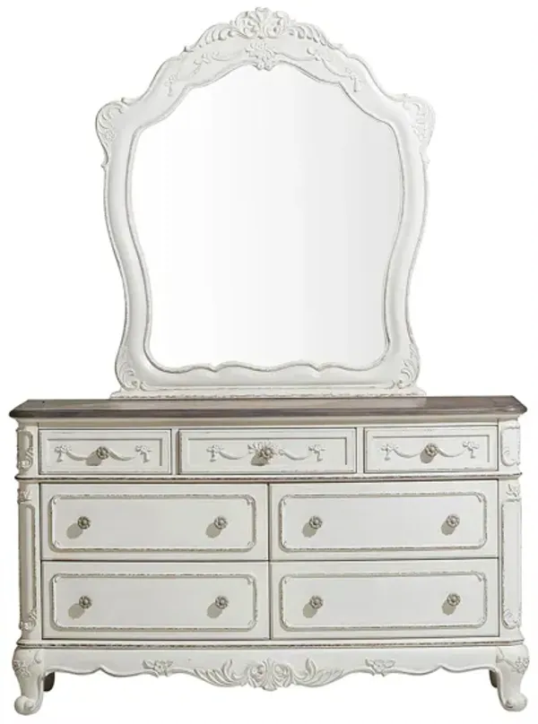 Averny 7-Drawer Bedroom Dresser With Mirror