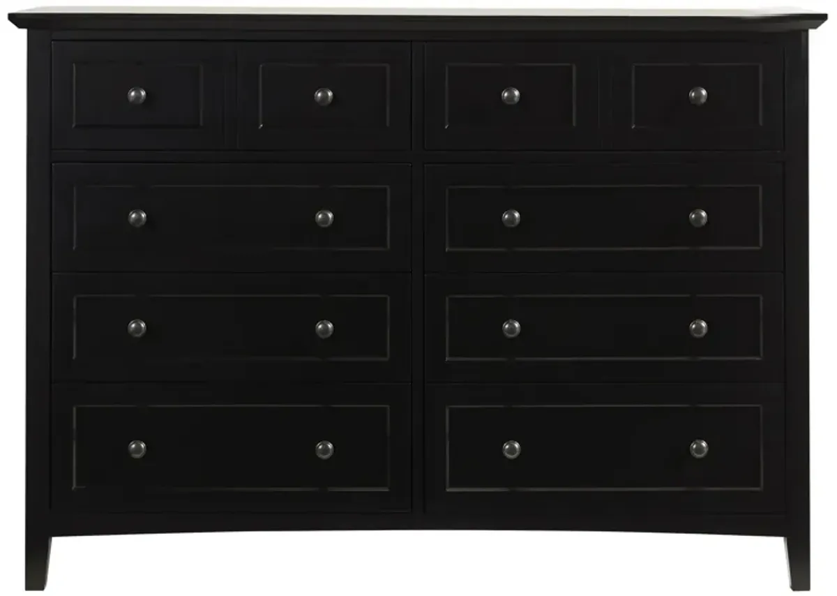 Tompkins Bedroom Dresser in Black by Bellanest