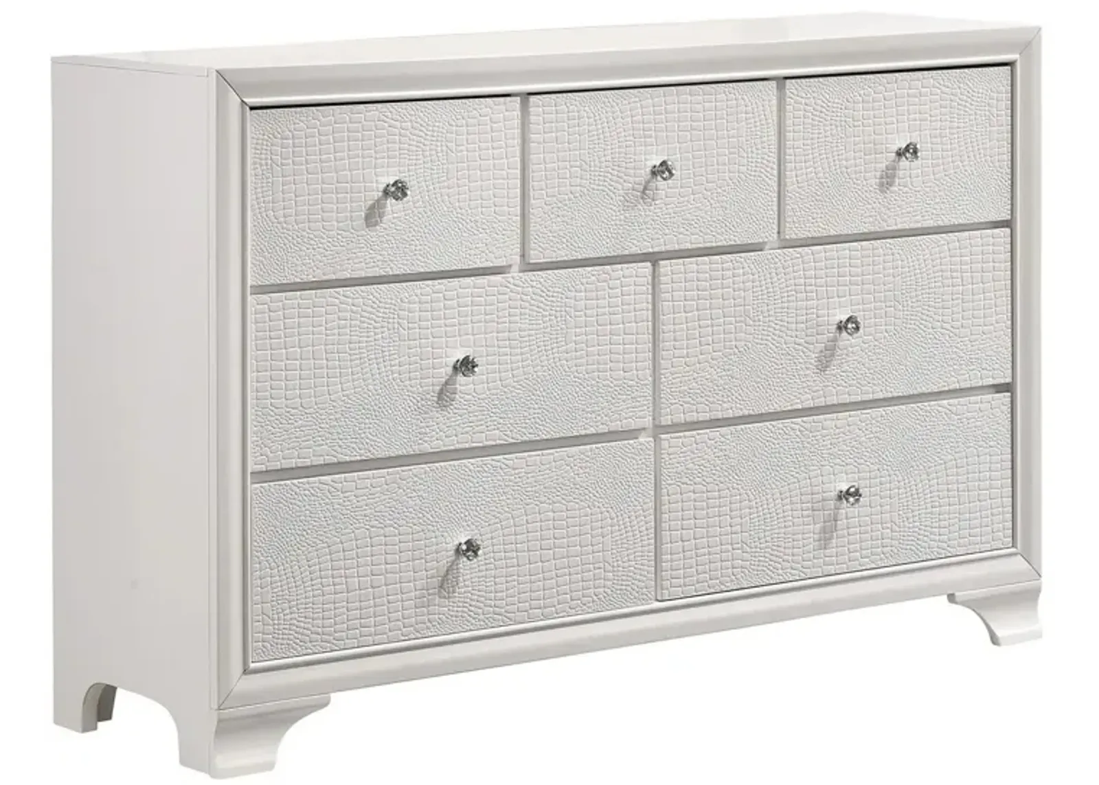 Lyssa Bedroom Dresser in FROST by Crown Mark