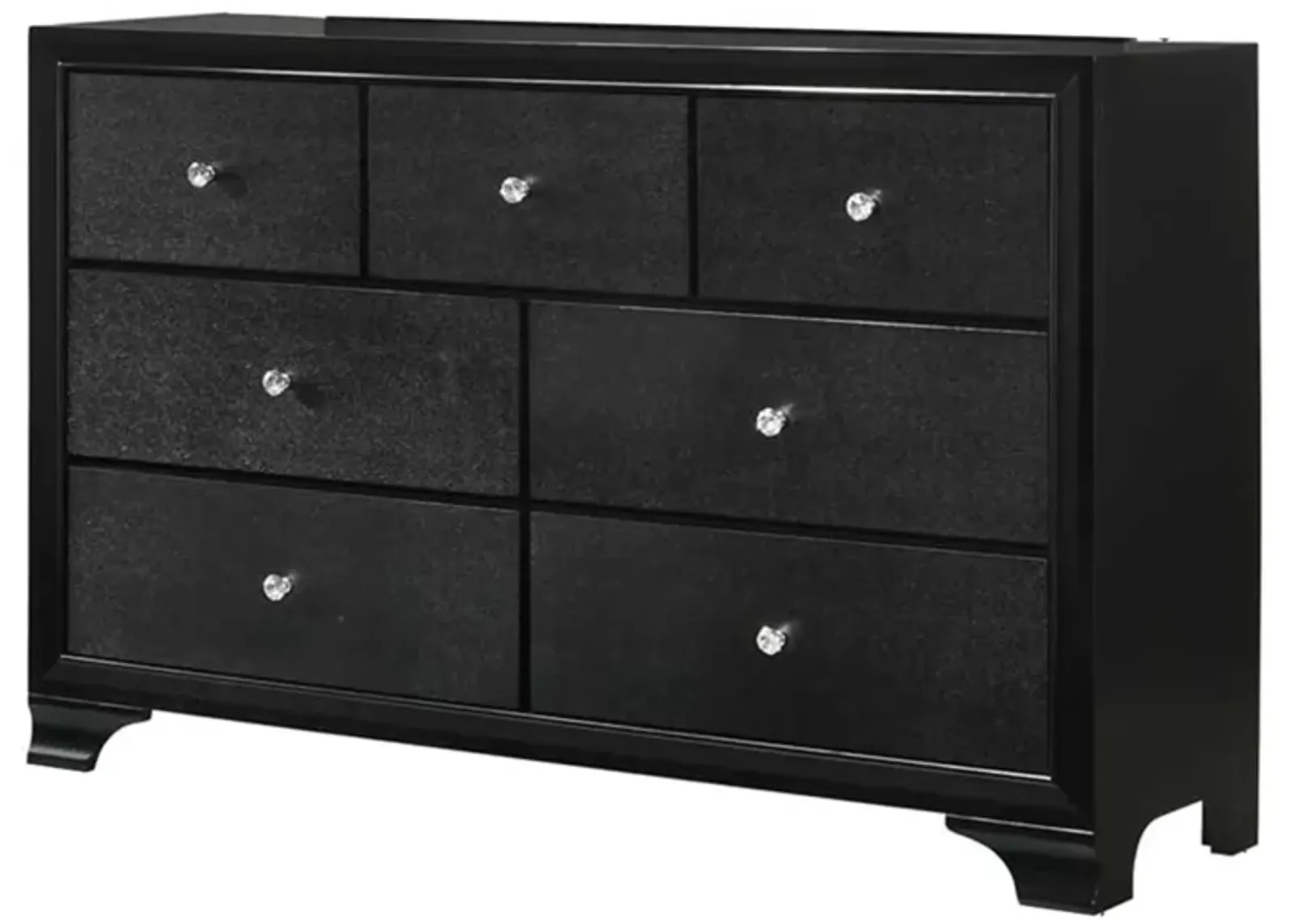 Micah Bedroom Dresser in Black by Crown Mark