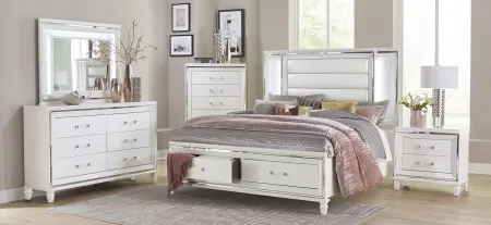 Selena Bedroom Dresser in White by Bellanest