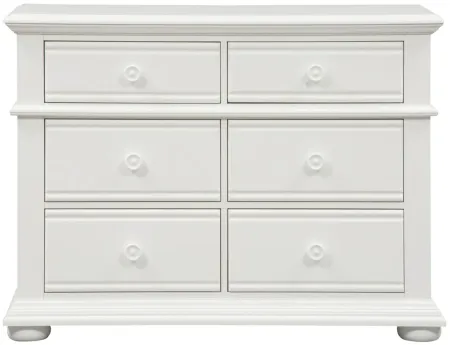Summer House 6 Drawer Dresser in Oyster White Finish by Liberty Furniture