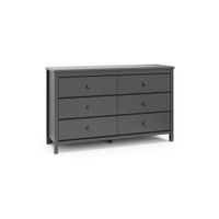 Alpine 6-Drawer Dresser in Gray by Bellanest