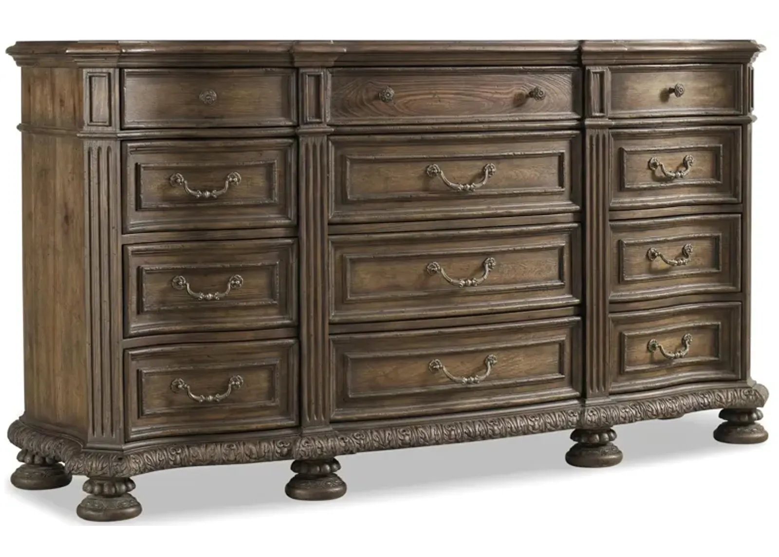 Rhapsody Twelve Drawer Dresser in Brown by Hooker Furniture