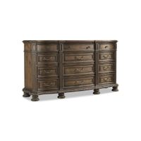 Rhapsody Twelve Drawer Dresser in Brown by Hooker Furniture