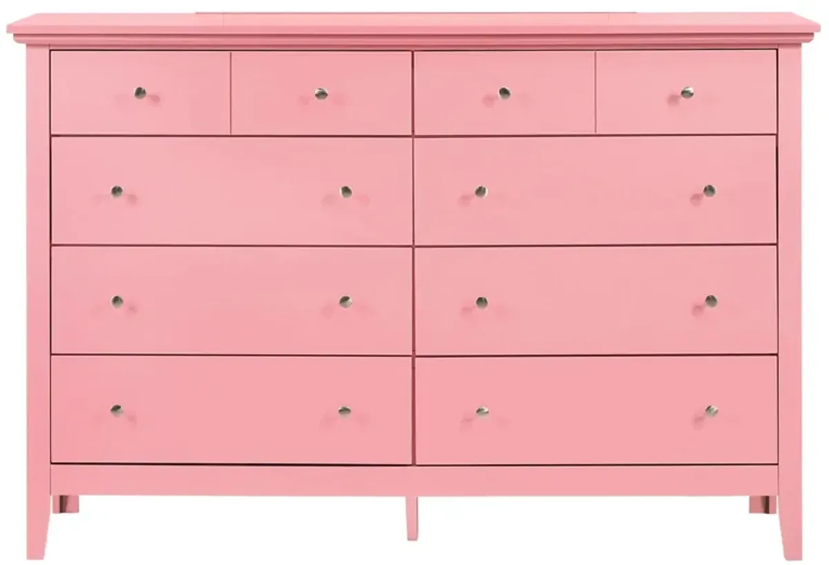 Hammond Bedroom Dresser in Pink by Glory Furniture