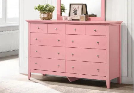 Hammond Bedroom Dresser in Pink by Glory Furniture