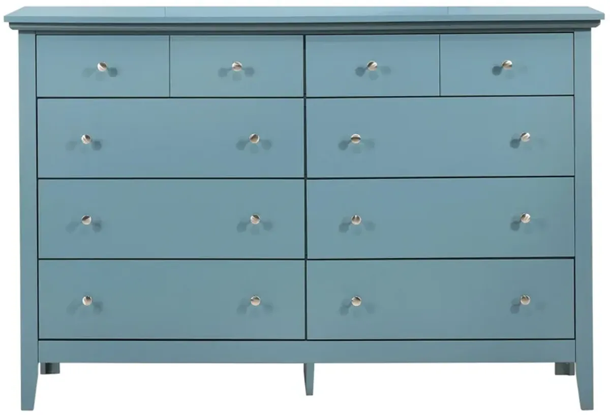 Hammond Bedroom Dresser in Teal by Glory Furniture