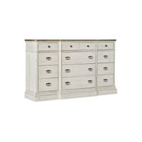 Montebello Twelve-Drawer Dresser in Off-White by Hooker Furniture