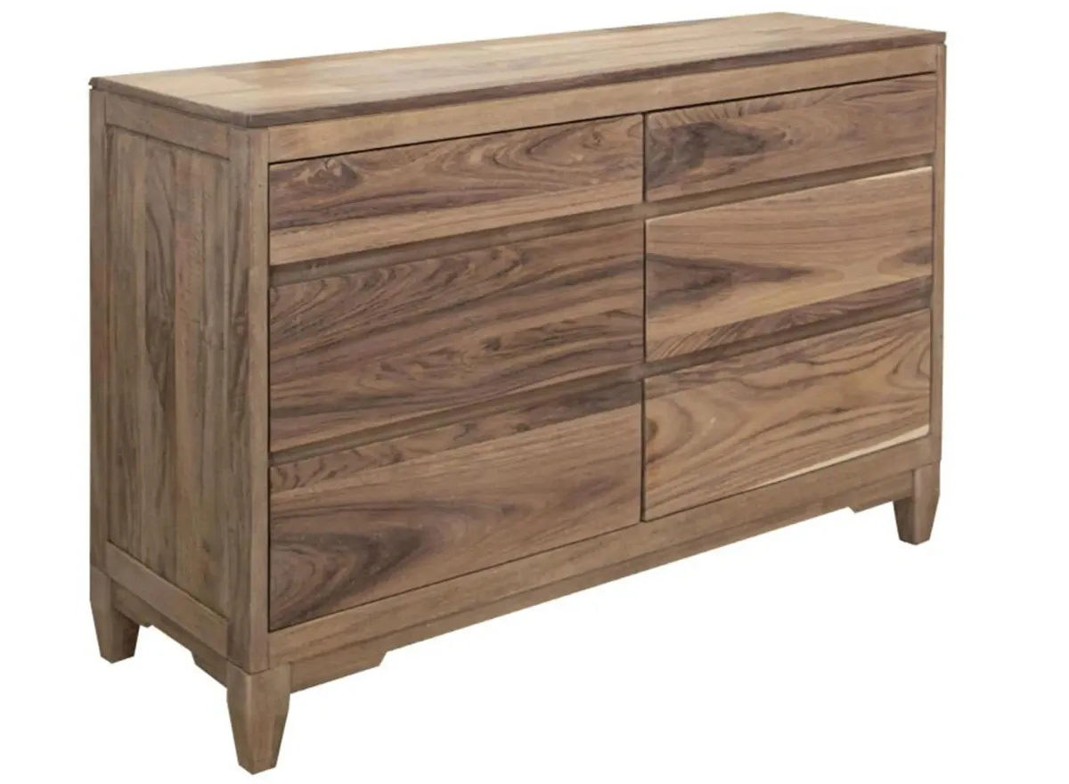 Parota Nova Dresser in Brown by International Furniture Direct