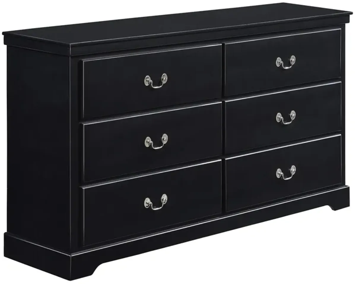 Place Dresser in Black by Homelegance