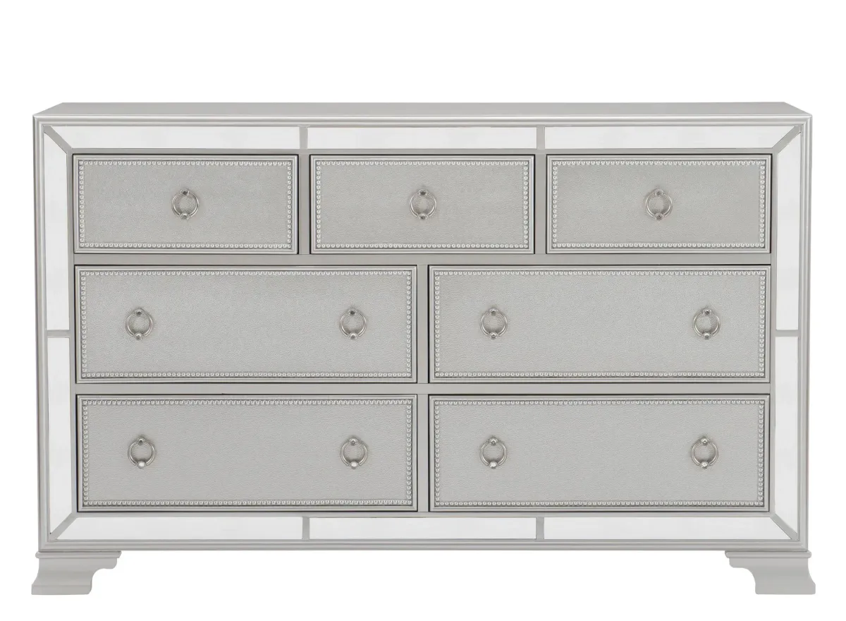 Beaver Creek Dresser in Silver by Homelegance