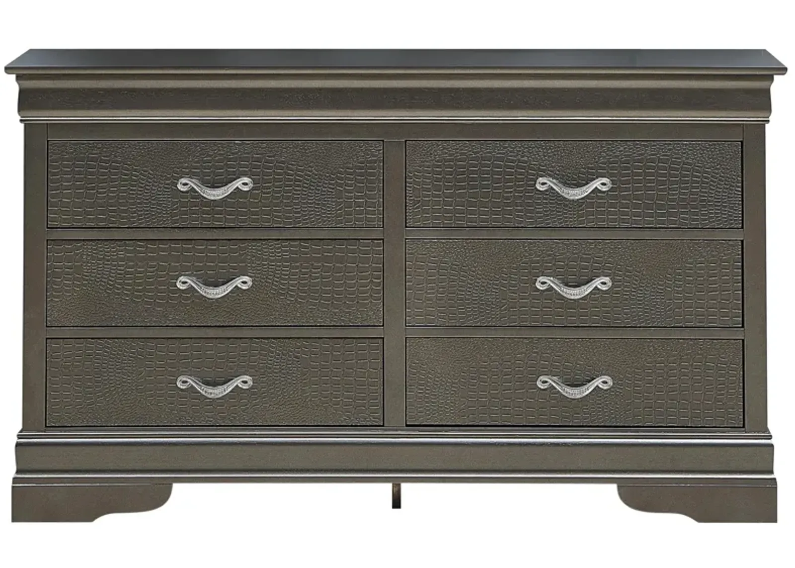 Lorana Dresser in Metalic Black by Glory Furniture