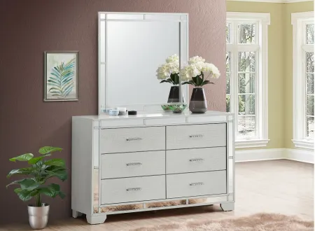 Madison Dresser in Silver Champagne by Glory Furniture