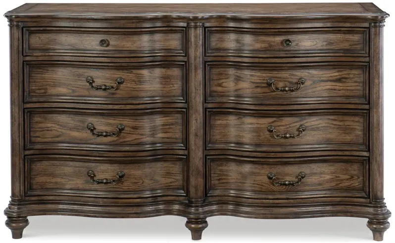 Moorewood Park Dresser in Dark Oak by Homelegance