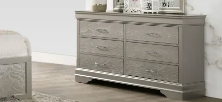 Amalia Bedroom Dresser in Champagne Silver by Crown Mark
