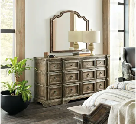 La Grange Nine-Drawer Dresser in Brown by Hooker Furniture