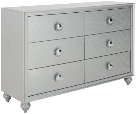 Hazel Dresser in Silver by Hillsdale Furniture