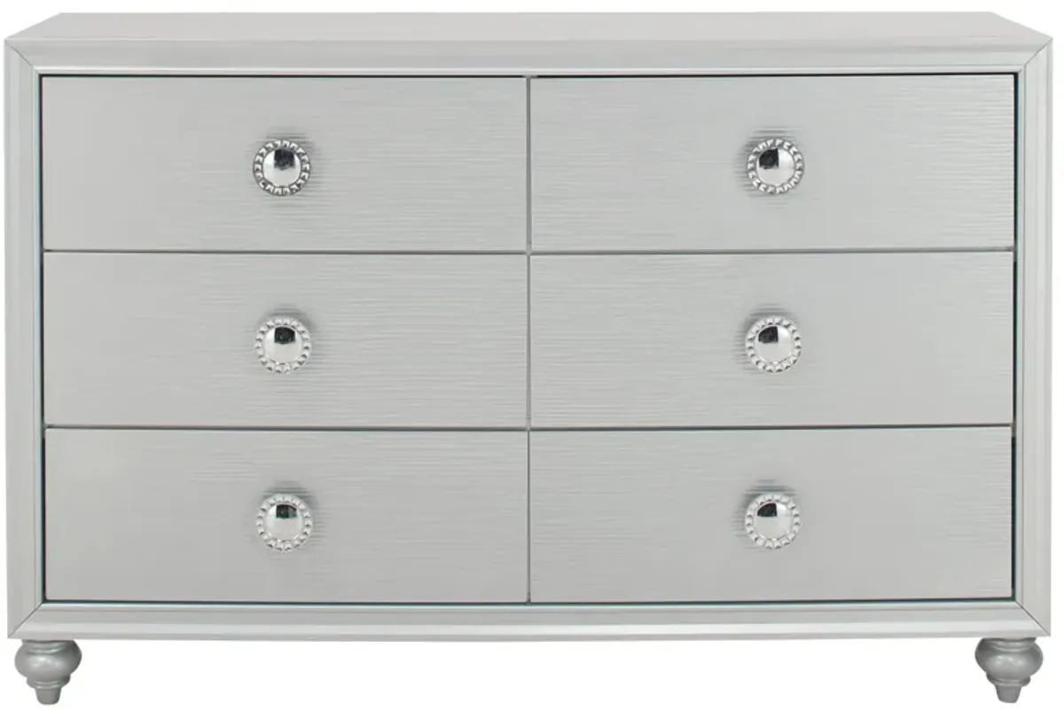 Hazel Dresser in Silver by Hillsdale Furniture