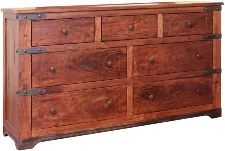 Parota Bedroom Dresser in Rustic Natural by International Furniture Direct
